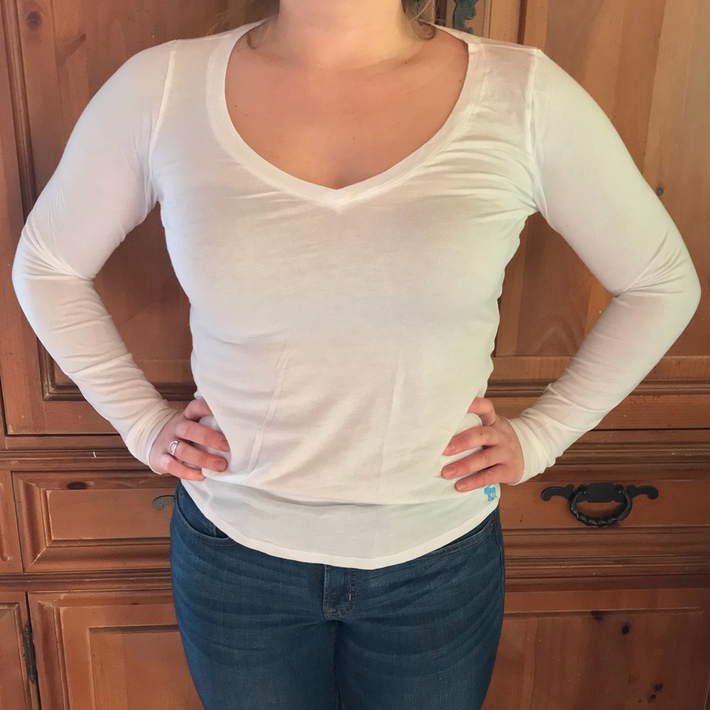 Long Sleeve V-Neck Tee
